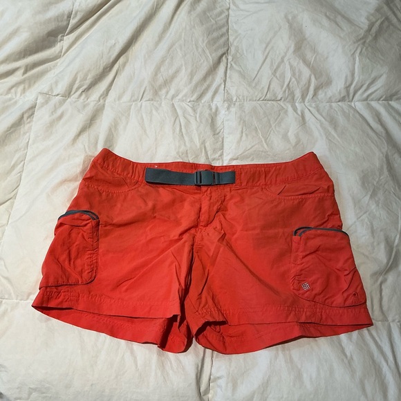 Columbia Pants - COLUMBIA Women's orange Outdoor Shorts size large